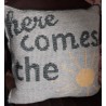 Haakpatroon kussen Here comes the sun