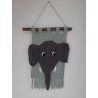Haakpatroon wandhanger olifant