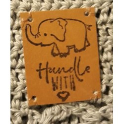 Faux Leather Papier , b: 50 cm, 350 g/m2, bruin, 1m