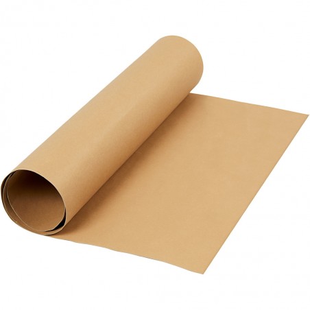 Faux Leather Papier , b: 50 cm, 350 g/m2, bruin, 1m