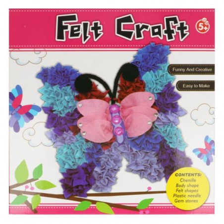 VILTPAKKET AMIGURUMI VOOR KINDEREN VLINDER