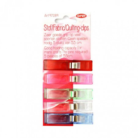 OPRY STOF EN QUILTING CLIPS 55MM klem