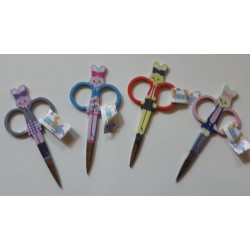 Borduur schaar bunny 10,5 cm blauw handvat