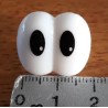 Grappige veiligheids ogen,  18mm ovaal