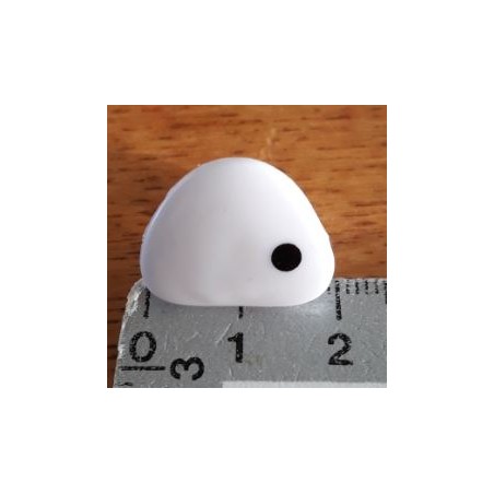 Grappige veiligheids ogen, driehoek set van 2 20mm