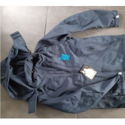 Hooded Softshell/men navy L met logo