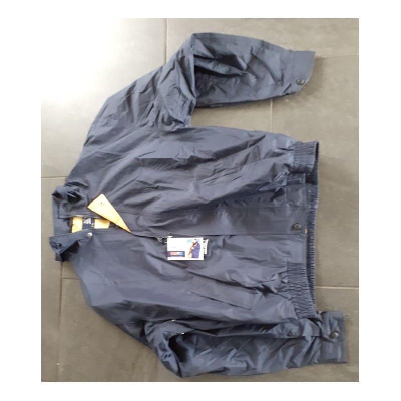 Result  windbreaker maat L navy geel