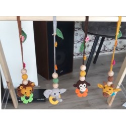 Haakpatroon babygym jungle