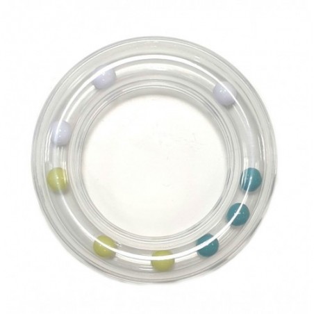 Rammelaar balletjes 63mm groen/lime