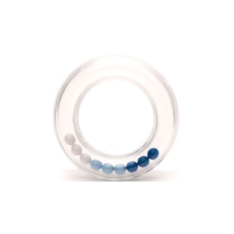 Rammelaar balletjes 63mm blauw