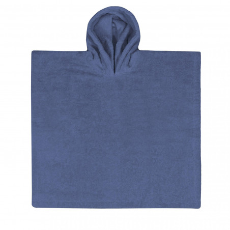 Poncho  silk blue