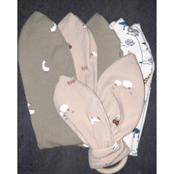 Bijtring met oortjes (konijnenoor)  dieren met naam