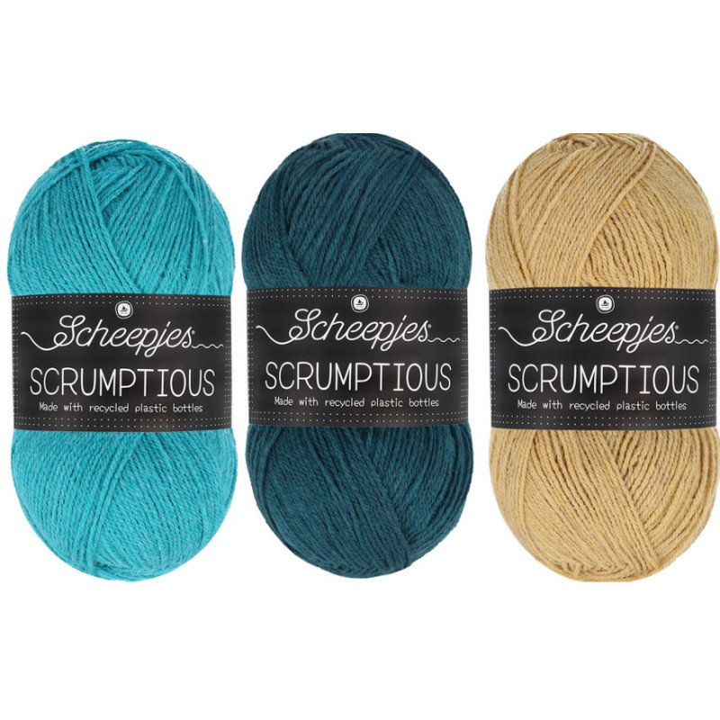 Home Sweet Home deken Haakpakket 8 scrum petrol