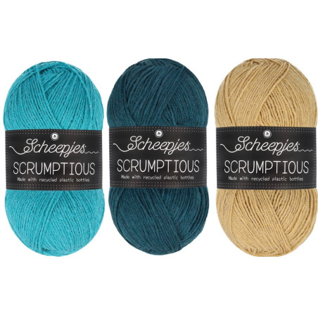 Home Sweet Home deken Haakpakket 8 scrum petrol