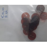 knopen doorzichtig bruin 13mm 16 stuks