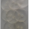 knopen doorzichtig   beige 13mm 23 stuks
