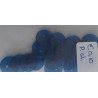 knopen doorzichtig  d blauw13 mm 17 stuks
