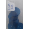 knopen doorzichtig  d blauw 20 mm 5 stuks