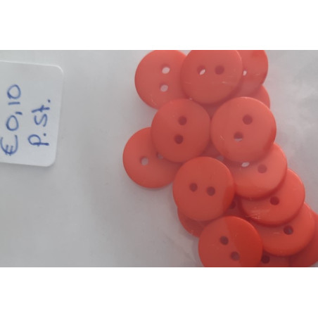 knopen oranje 13mm 21 stuks