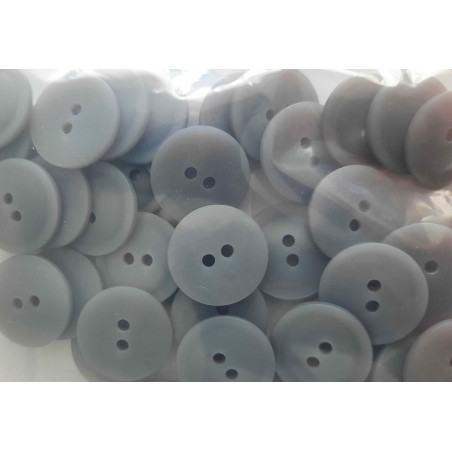 knopen grijs 18mm 42st