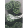 knoop hart  groen 15mm