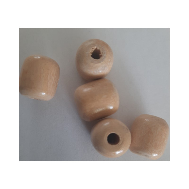 kraal 17 x 15 mm gelakt hout