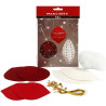 Creative mini kit kerstballen vilt