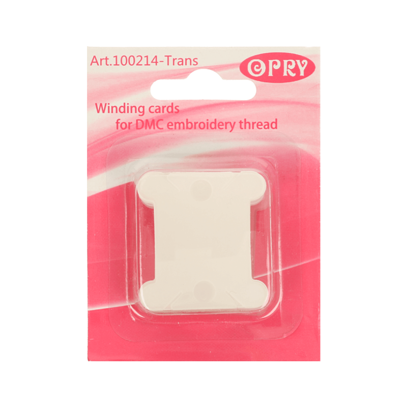 Opry Wikkelkaarten plastic transparant