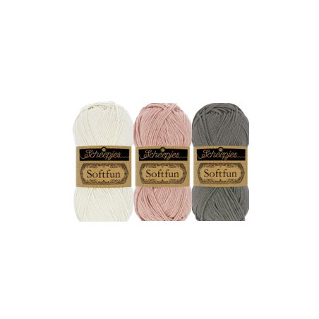 Home Sweet Home deken Haakpakket 11 sf oud roze grijs