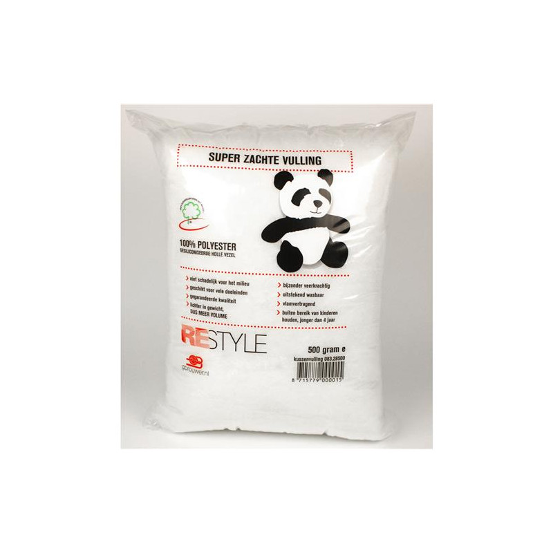 Kussenvulling super zacht 100% polyester 500 gram