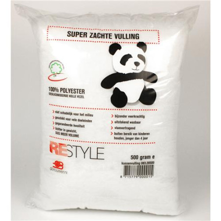 Kussenvulling super zacht 100% polyester 500 gram