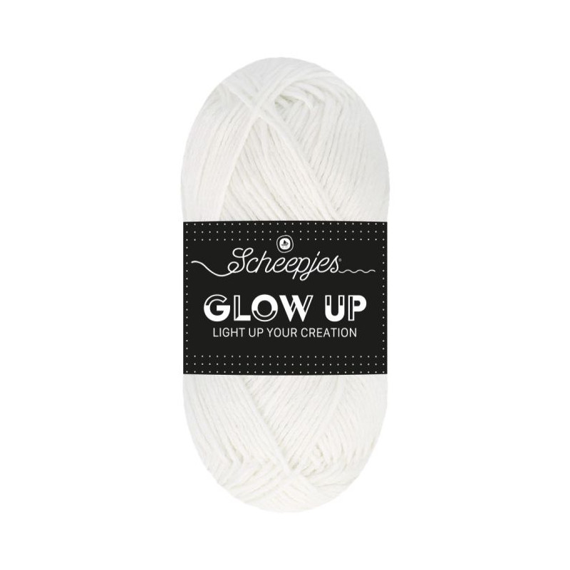 Scheepjes Glow Up 50gr - 1001 Luminescent White