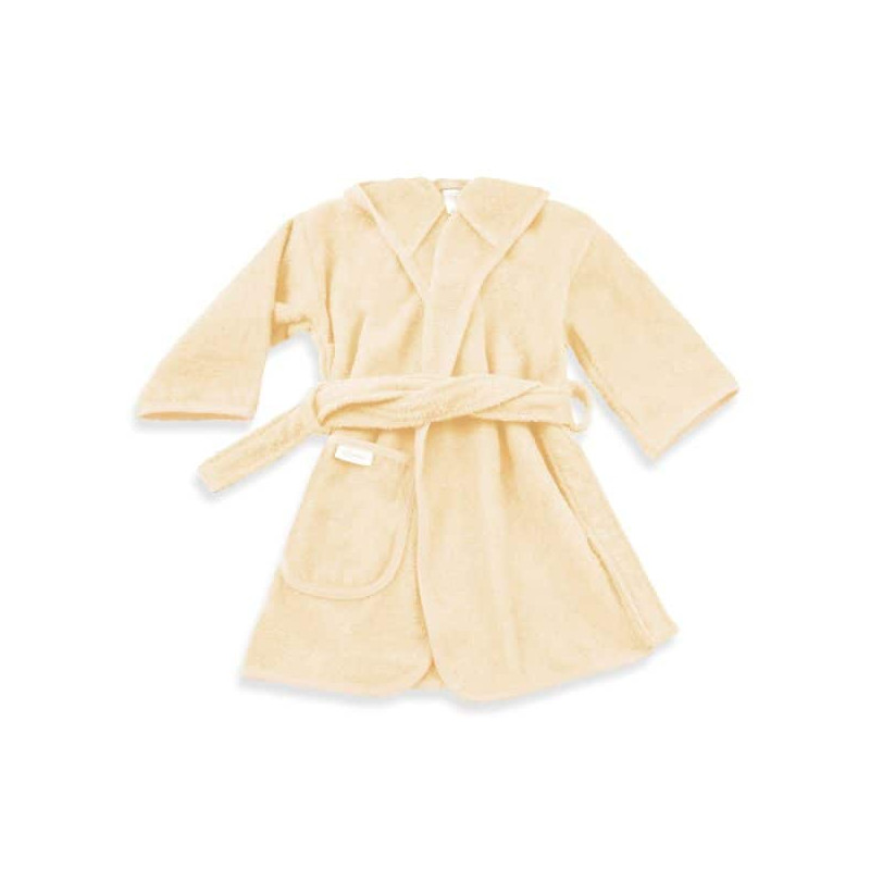 Badjas Uni Line, Sandstone beige 1-2jr