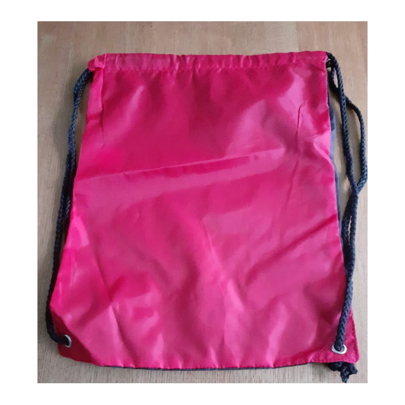 gymtasje zwart met rood