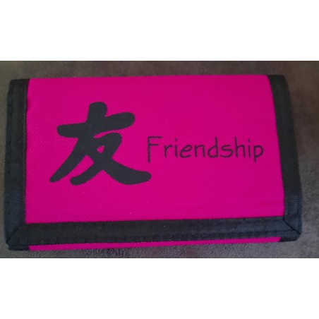 portemonnee roze met afbeelding