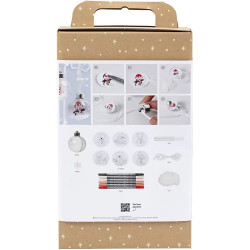Hobbyset Inkleuren kerstballen