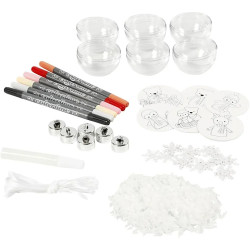 Hobbyset Inkleuren kerstballen