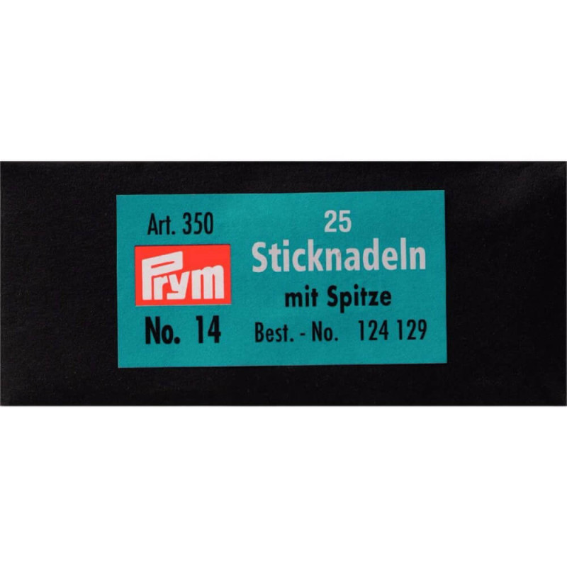 Prym Borduurnaalden met punt 1.90x60mm dikte 14 Prym Borduurnaalden met punt 1.90x60mm dikte 14
