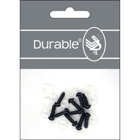 dierenogen 6mm zwart veiligheidssluiting 10 stuks