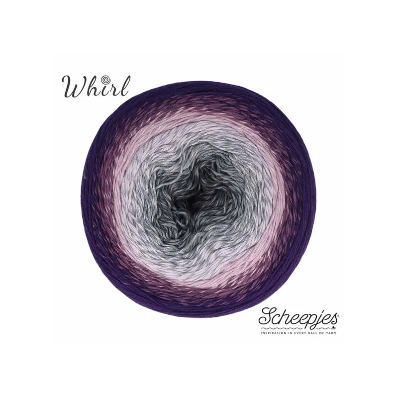 Scheepjes Cotton Whirl 1x1000m - 701 Grape Jam