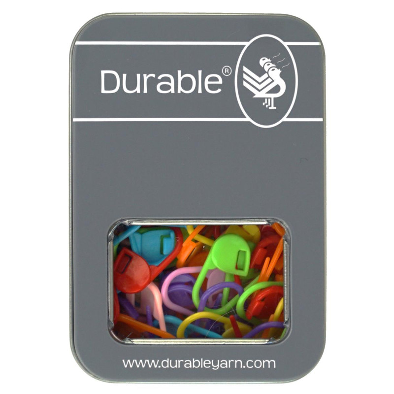 Durable Steekmarkeerders sluitbaar 23mm, 80 stuks assorti Durable Steekmarkeerders sluitbaar 23mm, 80 stuks assorti
