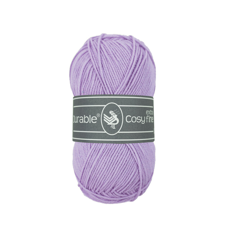 Durable Cosy Extra Fine  50 gram  katoen/acryl -268 pastel lilac