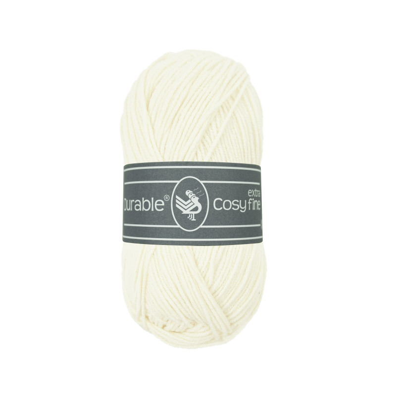 Durable Cosy Extra Fine  50 gram  katoen/acryl -326 ivory