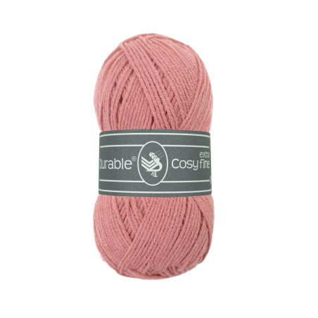 Durable Cosy Extra Fine  50 gram  katoen/acryl -225 vintage pink