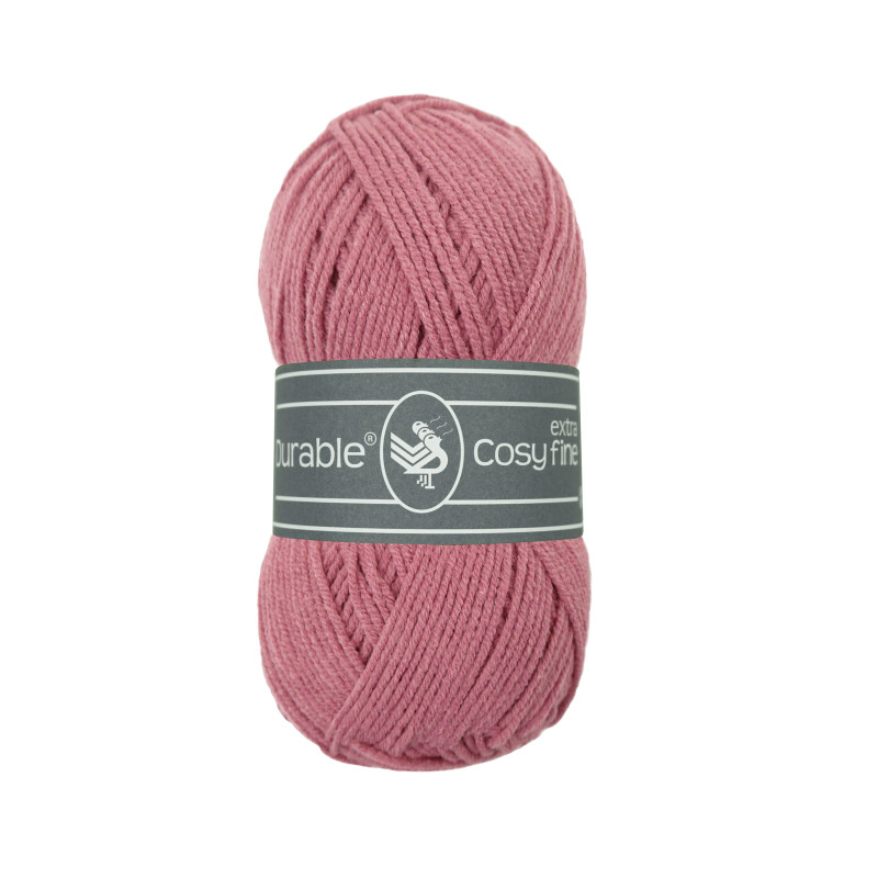 Durable Cosy Extra Fine  50 gram  katoen/acryl -228 raspberry