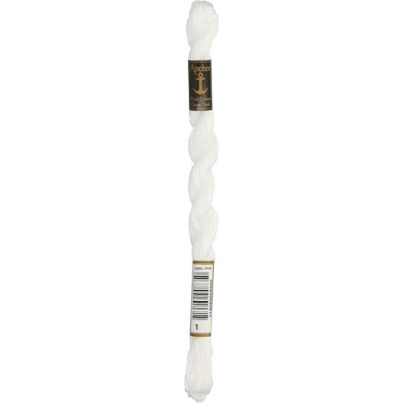 Anchor Perle 1 wit borduurgaren 5 gram dikte 5 Anchor Perle 1 wit borduurgaren 5 gram dikte 5