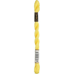 Anchor Perle 288 citroengeel borduurgaren 5 gram dikte 5