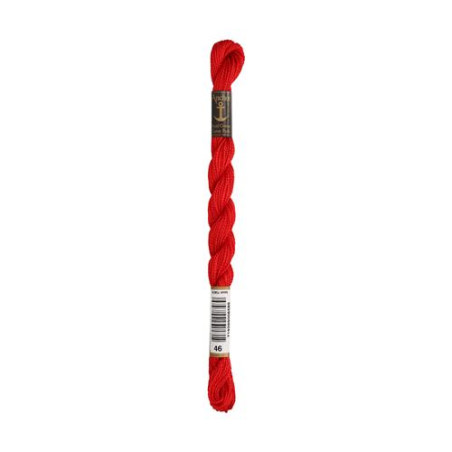 Anchor Perle 46 rood borduurgaren 5 gram dikte 5