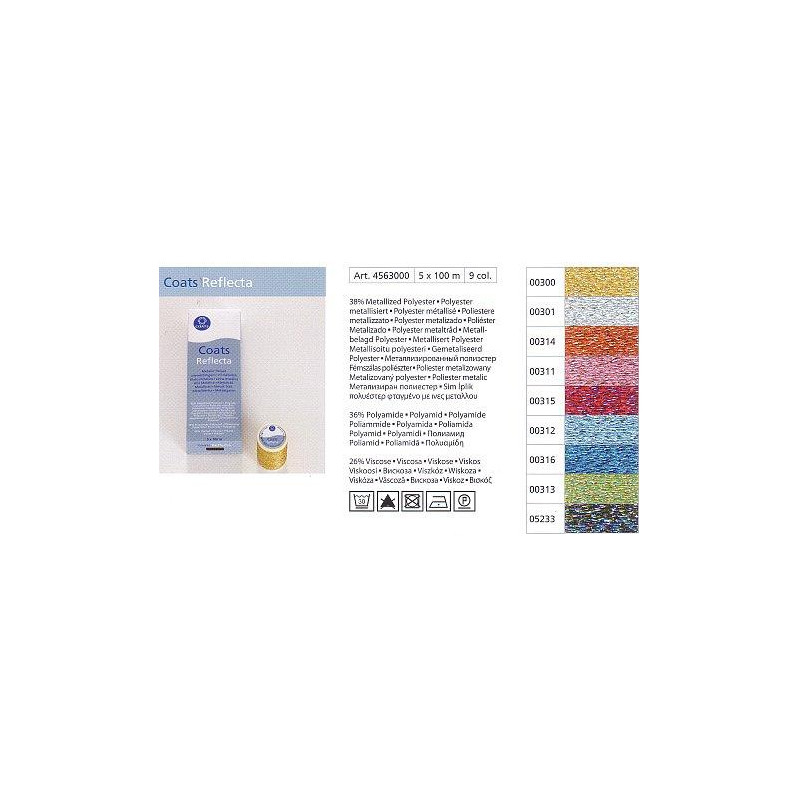 Metalica Reflecta 100 meter kleur 301