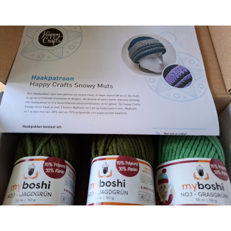 Haakpakket  Snowy muts